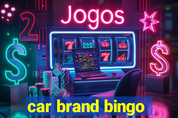 car brand bingo